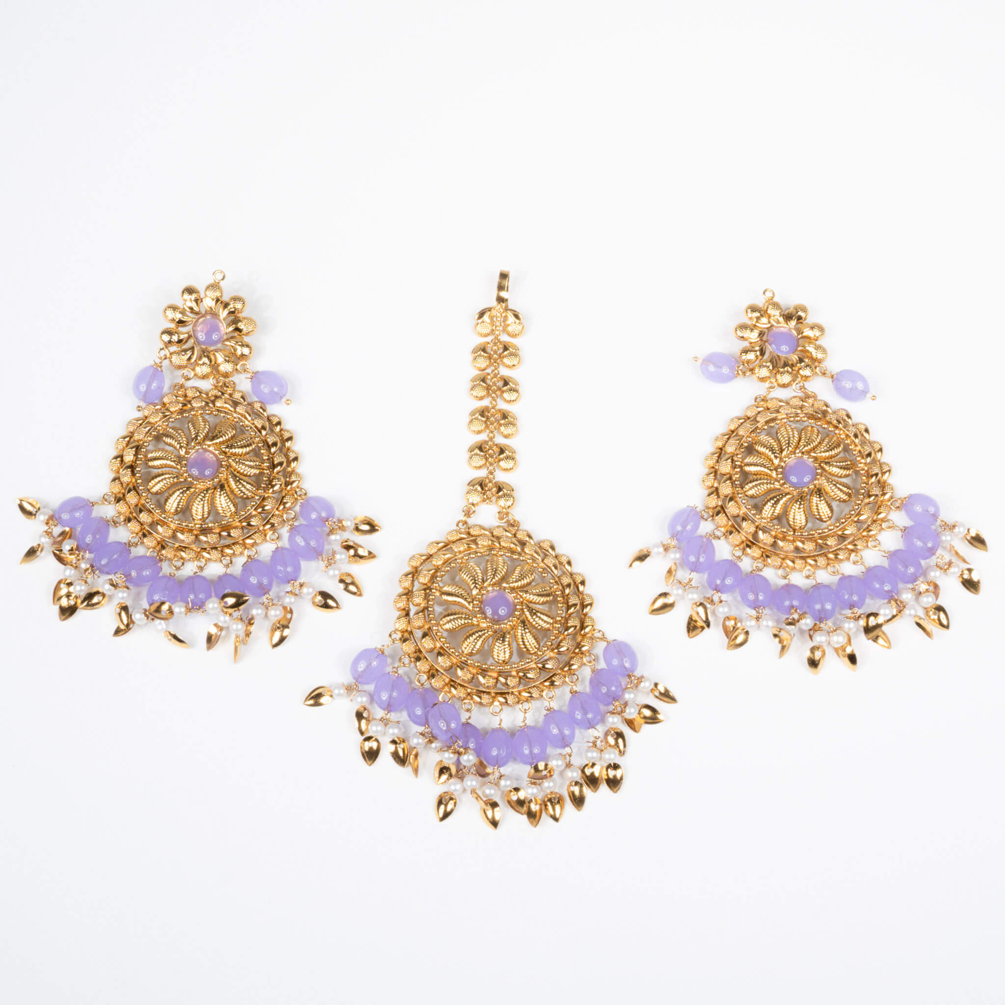Simran Earrings and Tikka Set