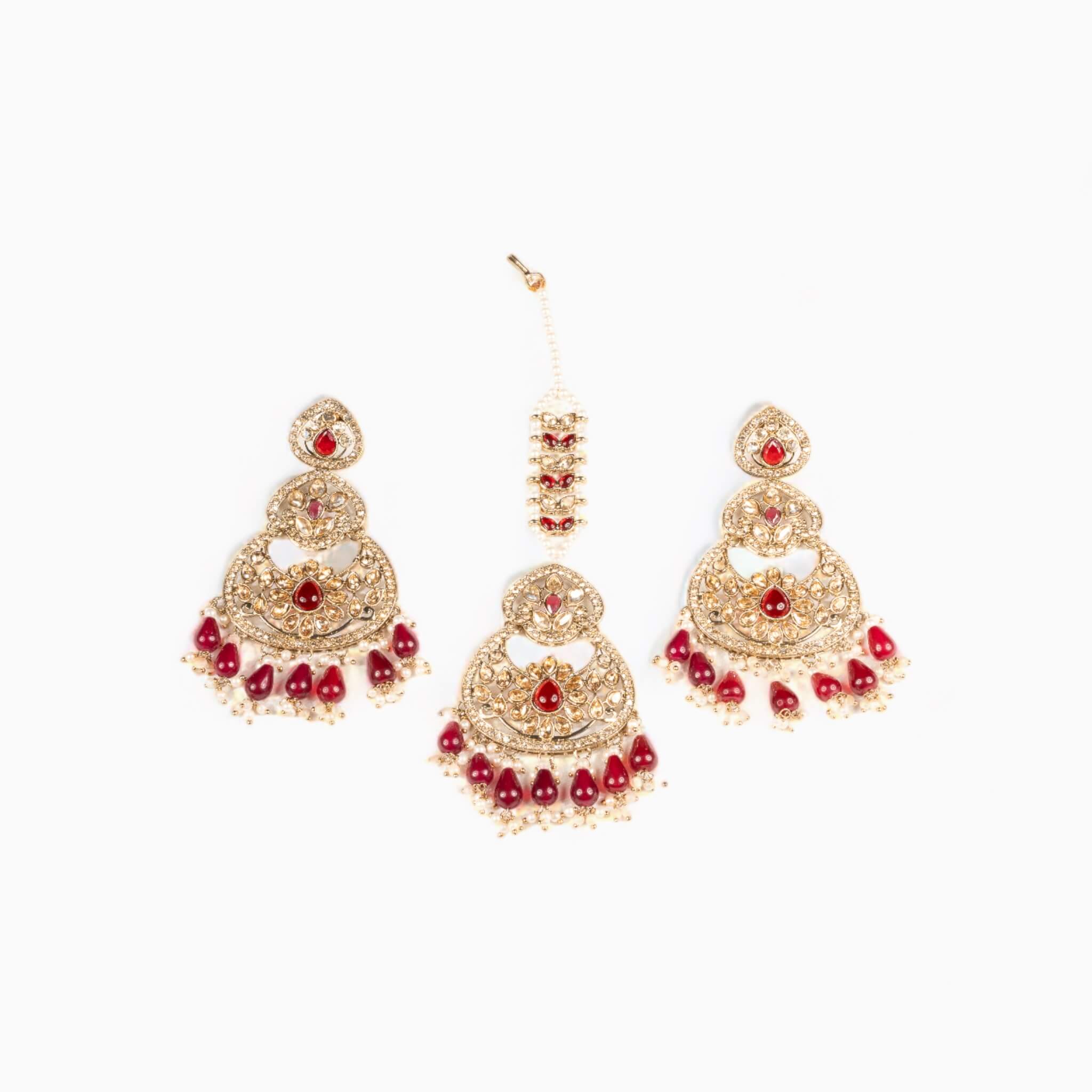 Riya Earrings and Tikka Set