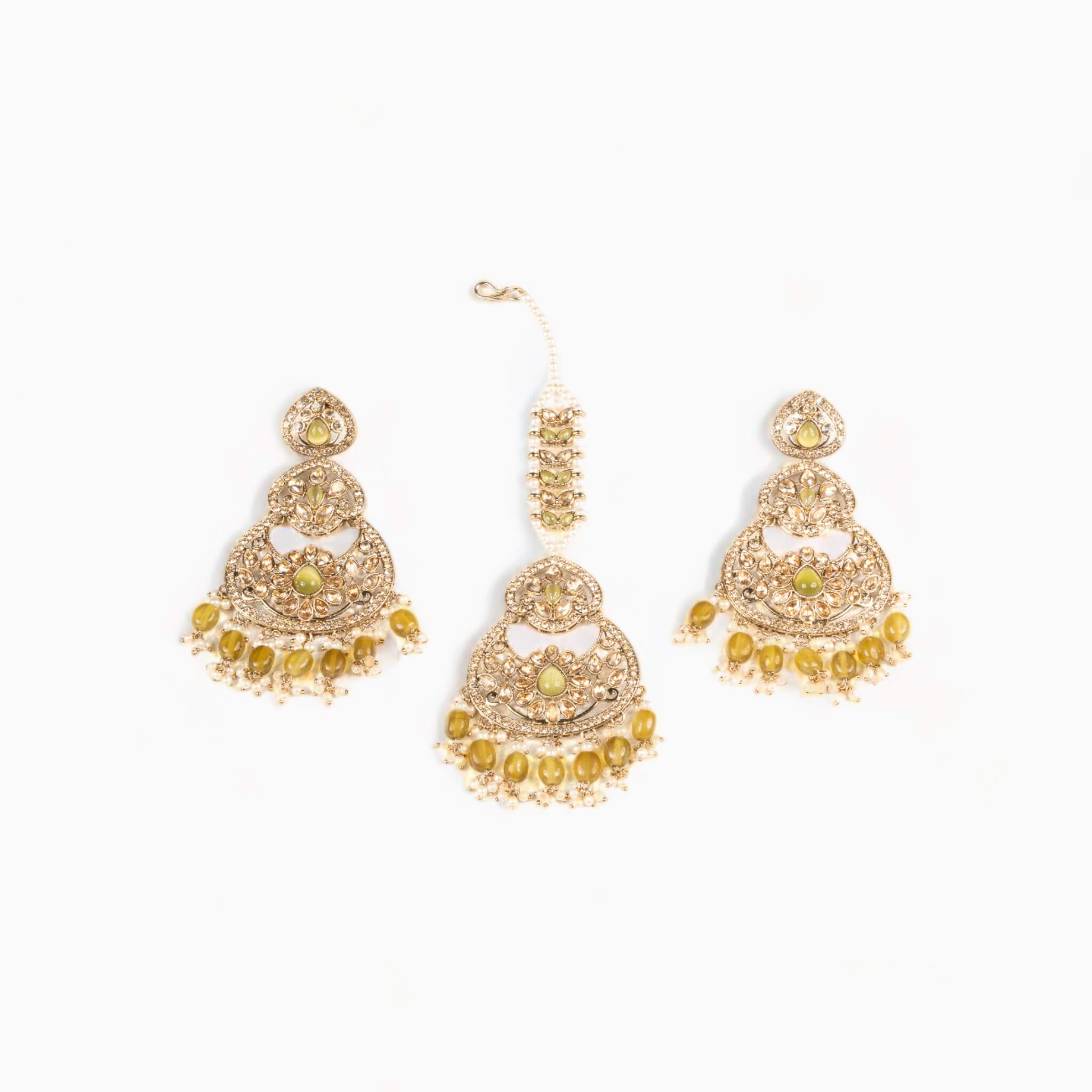 Riya Earrings and Tikka Set