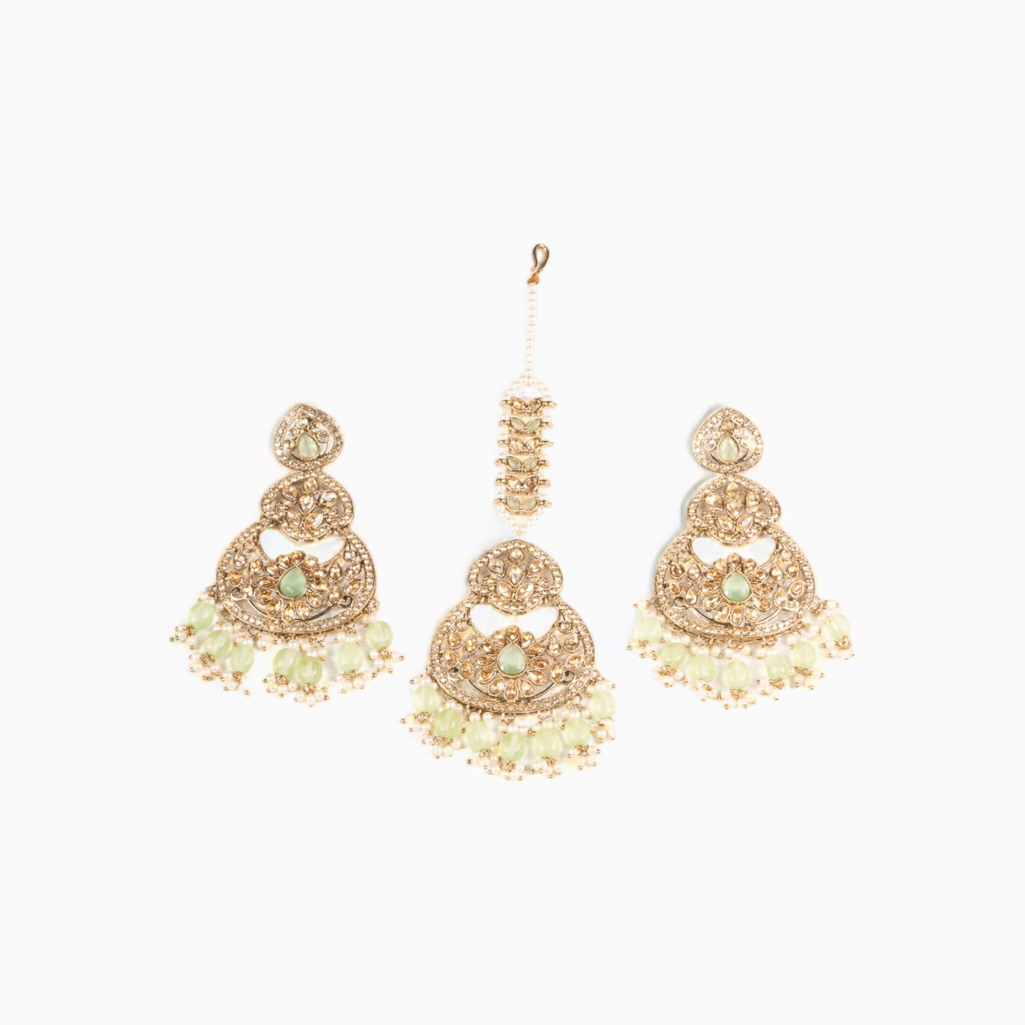 Riya Earrings and Tikka Set