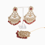 Anaya Earrings and Tikka Set